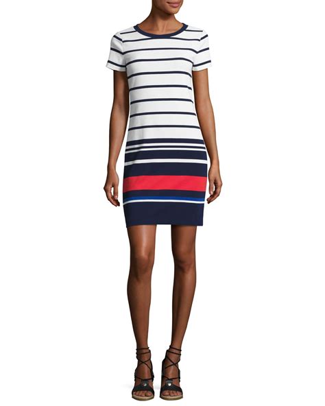 michael michael kors striped dot t shirt dress 